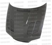 Load image into Gallery viewer, Seibon HD0205BMWE462D-GTR FITS 02-05 BMW E46 2dr GTR-Style Carbon Fiber Hood