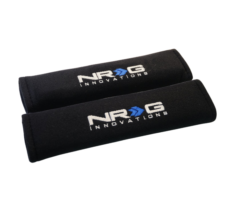 NRG SBP-27BK - Seat Belt Pads 2.7in. W x 11in. L (Black) Short 2pc