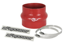 Load image into Gallery viewer, aFe 59-00061 FITS Magnum FORCE CAI Univ. Silicone Coupling Kit (3.75in. ID to 3.5in. ID) Straight Reducer - Red