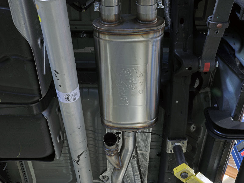 aFe 49-34139-B FITS Gemini XV 3in 304 SS Cat-Back Exhaust w/ Cutout 19-21 GM Silverado/Sierra 1500 V8- w/ Black Tips