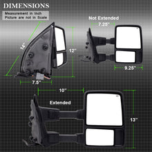 Load image into Gallery viewer, SPYDER 9935459 - Xtune Pair G2 Ford Superduty 99-07 Heated Amber Signal Telescoping Mirrors MIR-FDSD99S-G2-PW-AM-SET