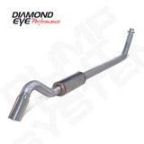 Diamond Eye Performance K4212A-TDRP - Diamond Eye 4in AL TURBO BACK SGL DUMP OUT 94-02 DODGE NO MFLR INCLUDING TIP