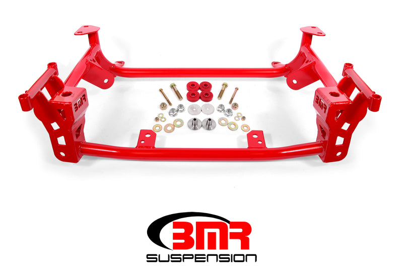 BMR Suspension KM761R - BMR 15+ Ford Mustang GT Lightweight K-Member Red