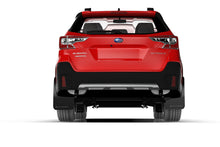 Load image into Gallery viewer, Rally Armor MF66-UR-BLK/SIL FITS: 20+ Subaru Outback UR Black Mud Flap w/ Silver Logo