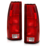 ANZO 311301 -  FITS: 1988-1999 Chevy C1500 Taillight Red/Clear Lens (OE Replacement)