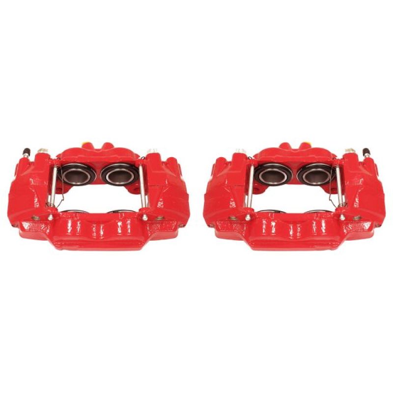 Power Stop 03-09 Toyota 4Runner Front Red Calipers w/o Brackets - Pair - free shipping - Fastmodz