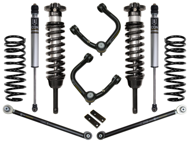 ICON K53063T - 2010+ Toyota FJ/4Runner 0-3.5in Stage 3 Suspension System w/Tubular Uca