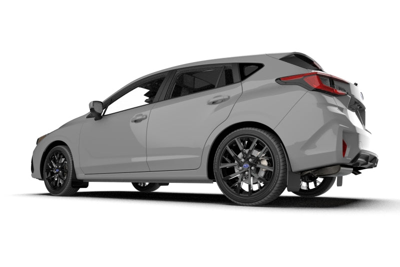Rally Armor MF105-UR-BLK-NB FITS: 2024 Subaru Impreza Black UR Mud Flap w/ Light Blue Logo