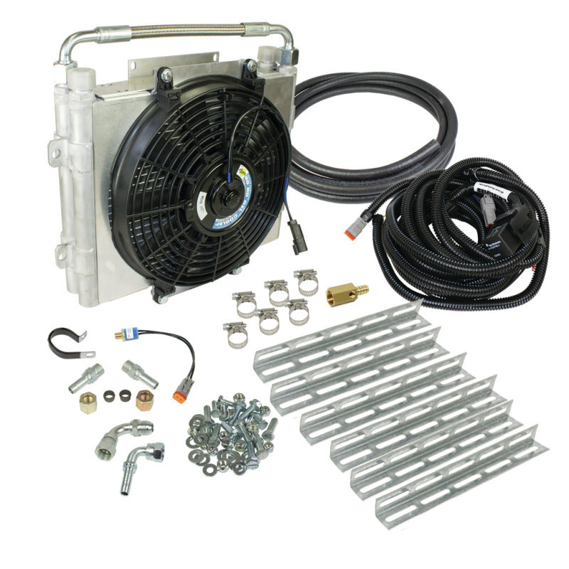 BD Diesel 1030606-DS-12 BD Diesel Xtrude Double Stacked Transmission Cooler Kit - Universial 1/2in Tubing - free shipping - Fastmodz