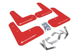 Rally Armor MF23-UR-RD/WH FITS: 13+ Subaru BRZ / 13+ Scion FR-S UR Red Mud Flap w/ White Logo