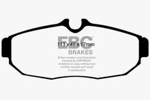 Load image into Gallery viewer, EBC 05-10 Ford Mustang 4.0 Redstuff Rear Brake Pads