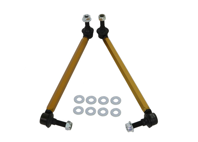 Whiteline KLC180-335 - Universal Sway Bar Link Assembly Heavy Duty 330mm-355mm Adjustable Steel Ball