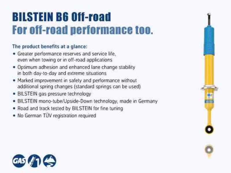 Bilstein 24-253147 FITS 24-253147 - 4600 Series 15-17 Chevrolet Colorado 4WD Front 46mm Monotube Shock Absorber