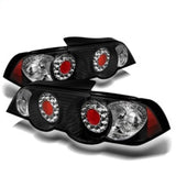 SPYDER 5000361 - Spyder Acura RSX 02-04 LED Tail Lights Black ALT-YD-ARSX02-LED-BK