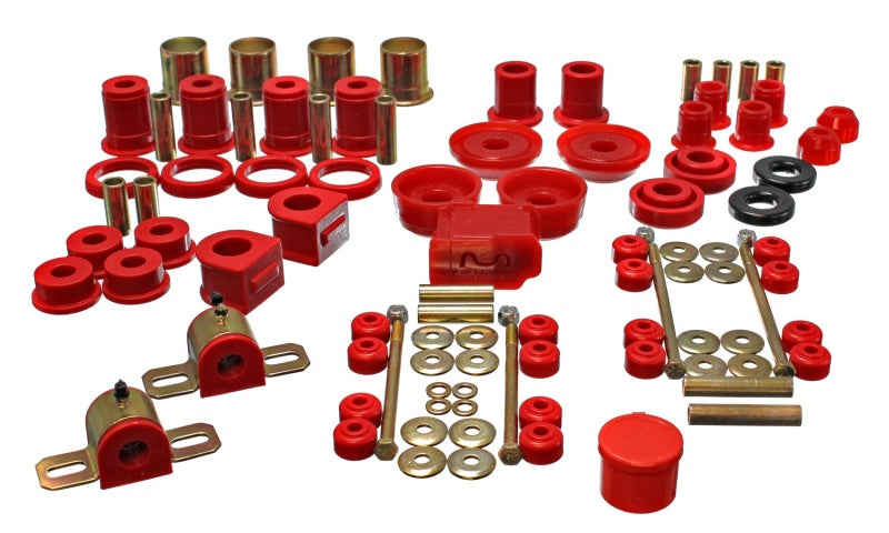 Energy Suspension 3.18130R FITS 93-02 Chevrolet Camaro Red Hyper-flex Master Bushing Set