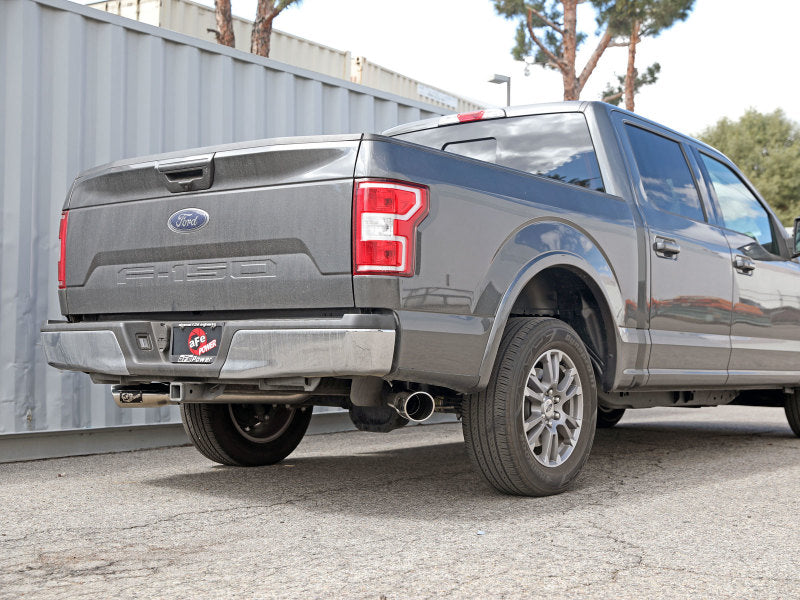 aFe 49-33123-P FITS Gemini XV 3in 304 SS Cat-Back Exhaust 15-20 Ford F-150 V6 2.7L/3.5 w/ Polished Tips