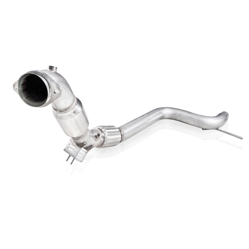Stainless Works 2015-16 Mustang Downpipe 3in High-Flow Cats Factory Connection - free shipping - Fastmodz