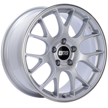 Load image into Gallery viewer, BBS CH146SPO - CH-R 18x8.5 5x112 ET38 Brilliant Silver Polished Rim Protector Wheel -82mm PFS/Clip Required