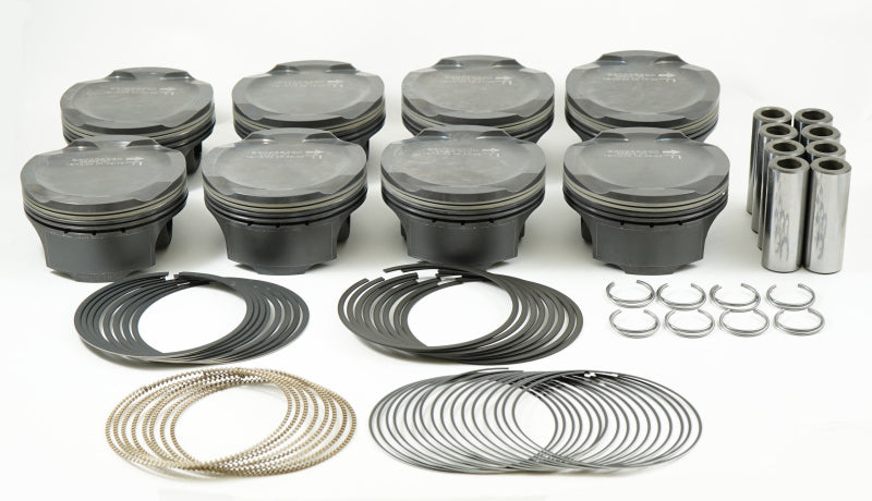 Mahle 930258601 - MS Piston Set Ford Coyote 314ci 3.701in Bore 3.650in Stroke 5.933in Rod .866 Pin -1cc 11CR