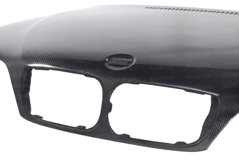 Seibon HD0205BMWE464D-OE FITS 02-05 BMW 3 Series 4dr E46 (Manuf Date 7/02-7/06 Models Only) OEM-Style Carbon Fiber Hood