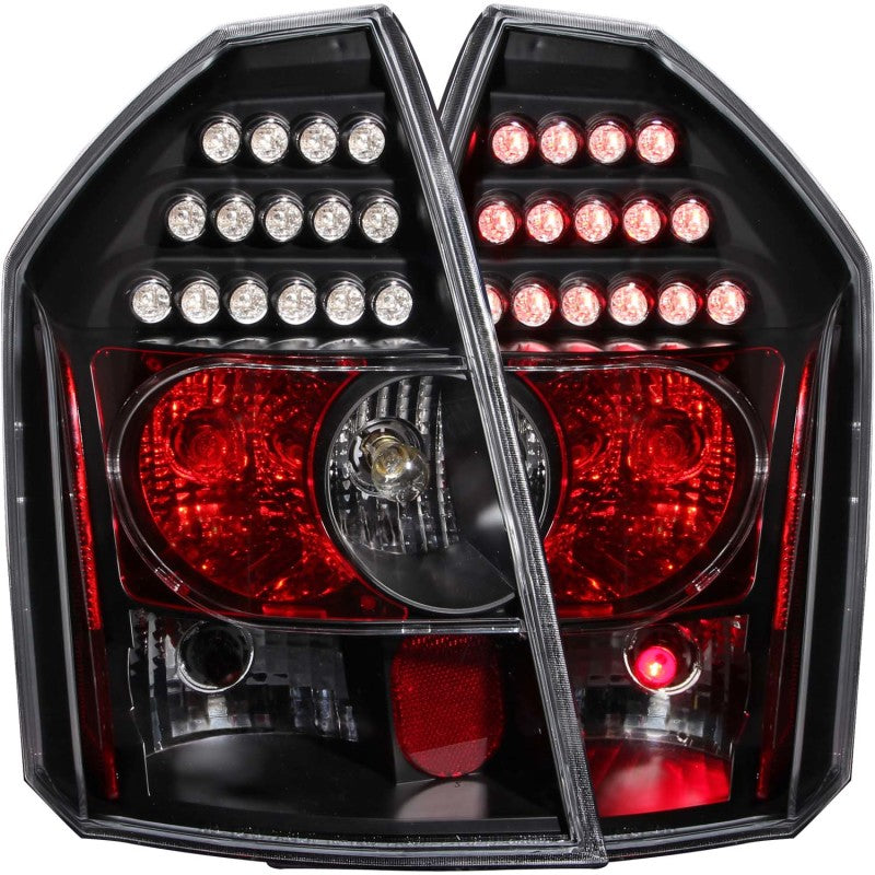 ANZO 321011 FITS 2005-2007 Chrysler 300C LED Taillights Black