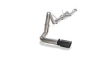 Carven Exhaust CT1001 - Carven 14-19 Toyota Tundra 5.7L (EC/Crew Max) Competitor Series Cat-Back w/4in. Tip Ceramic Black