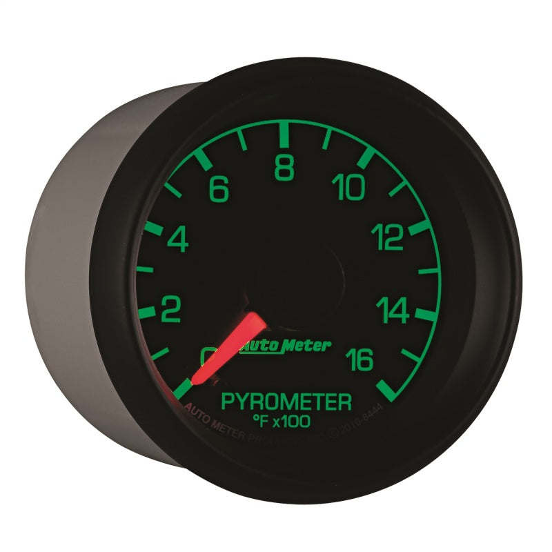 AutoMeter 8444 - Autometer Factory Match Ford 52.4mm Full Sweep Electronic 0-1600 Deg F EGT/Pyrometer Gauge