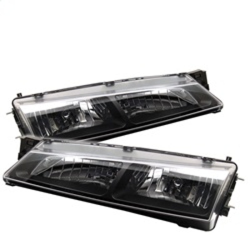 SPYDER 5012616 - Spyder Nissan 240SX 97-98 Crystal Headlights Black HD-YD-N294-BK