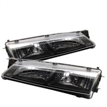 Load image into Gallery viewer, SPYDER 5012616 - Spyder Nissan 240SX 97-98 Crystal Headlights Black HD-YD-N294-BK