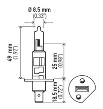 Load image into Gallery viewer, Hella H71070227 - Optilux H1 100W XB Extreme White Bulbs (Pair)