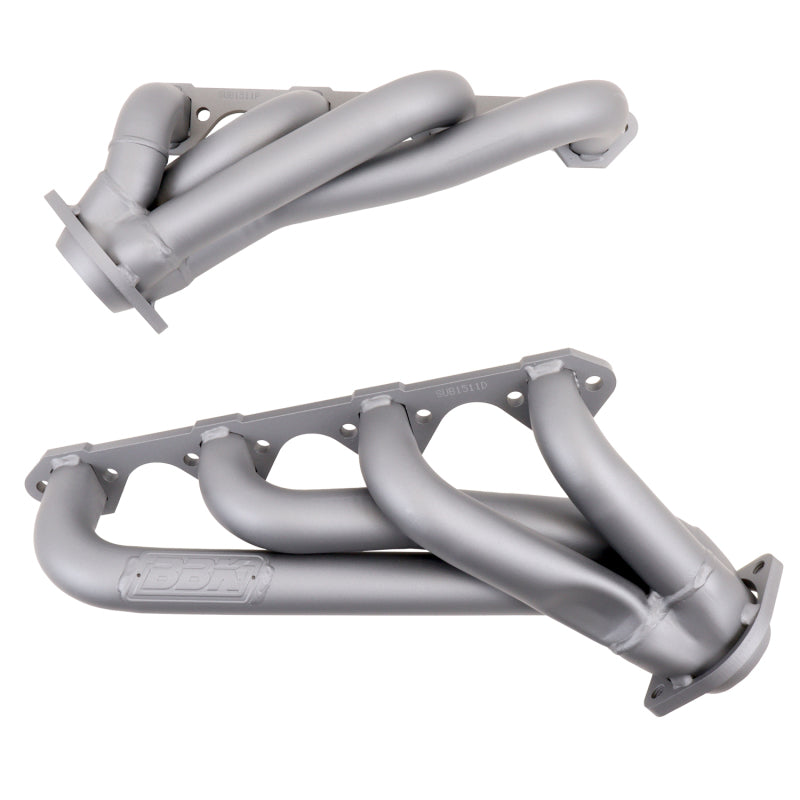 BBK 1511 FITS 79-93 Mustang 351 Swap Shorty Unequal Length Exhaust Headers1-5/8 Titanium Ceramic