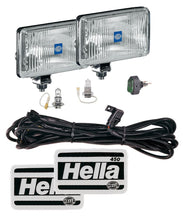 Load image into Gallery viewer, Hella 5860601 FITS 450 H3 12V SAE/ECE Fog Lamp Kit ClearRectangle (Includes 2 Lamps)