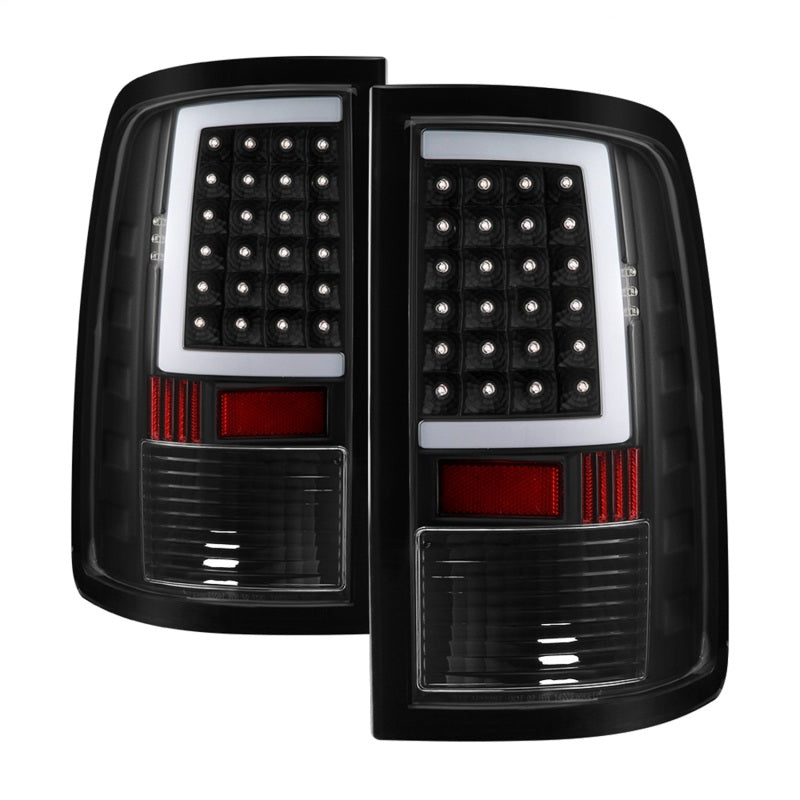 SPYDER 9041013 - xTune 13-18 Dodge Ram 1500 LED Tail LightsBlack (ALT-ON-DRAM13V2-LBLED-BK)