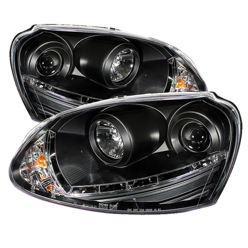 SPYDER 5017529 - Spyder Volkswagen GTI 06-09/Jetta 06-09 Xenon/HID Model OnlyDRL Black PRO-YD-VG06-HID-DRL-BK