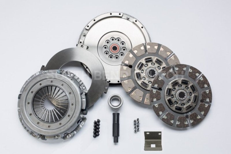 South Bend Clutch SFDD3250-6.4 - 08-09 Ford 6.4L ZF-6 Street Dual Disc Clutch Kit