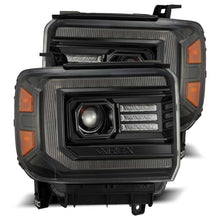 Load image into Gallery viewer, AlphaRex 880612 FITS 14-18 GMC Sierra PRO-Series Proj Headlights Plank Alpha Blk w/Activ Light/Seq Signal/DRL