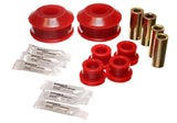 Energy Suspension 5.3133R - 03-05 Mitsubishi Lancer EVO 8 Red Front Control Arm Bushing Set
