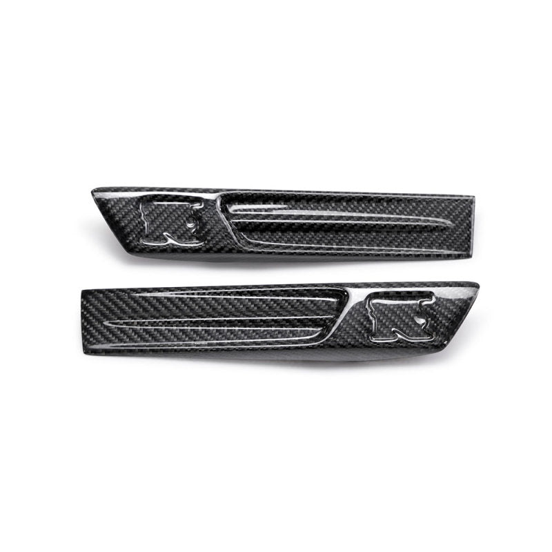 Seibon FDL0910NSGTR FITS 09-10 Nissan GTR R35 Carbon Fiber Fender Duct Logos (Pair)