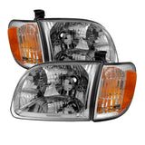 SPYDER 9033315 - Xtune Toyota Tundra Regular/Access 00-04 OEM Style Headlights & Corner Lights HD-JH-TTUN00-AM-C