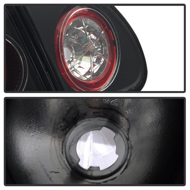 SPYDER 5007339 - Spyder Toyota Corolla 03-08 Euro Style Tail Lights Black ALT-YD-TC03-BK