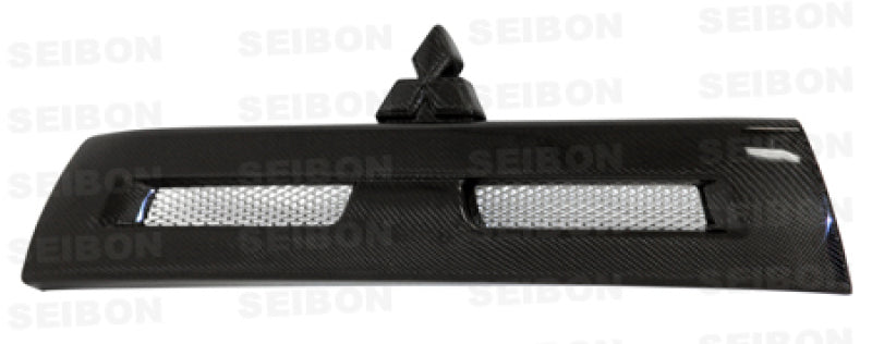 Seibon FG0809MITEVOX FITS 08-10 Mitsubishi Lancer Evo X OEM Carbon Fiber Front Grill