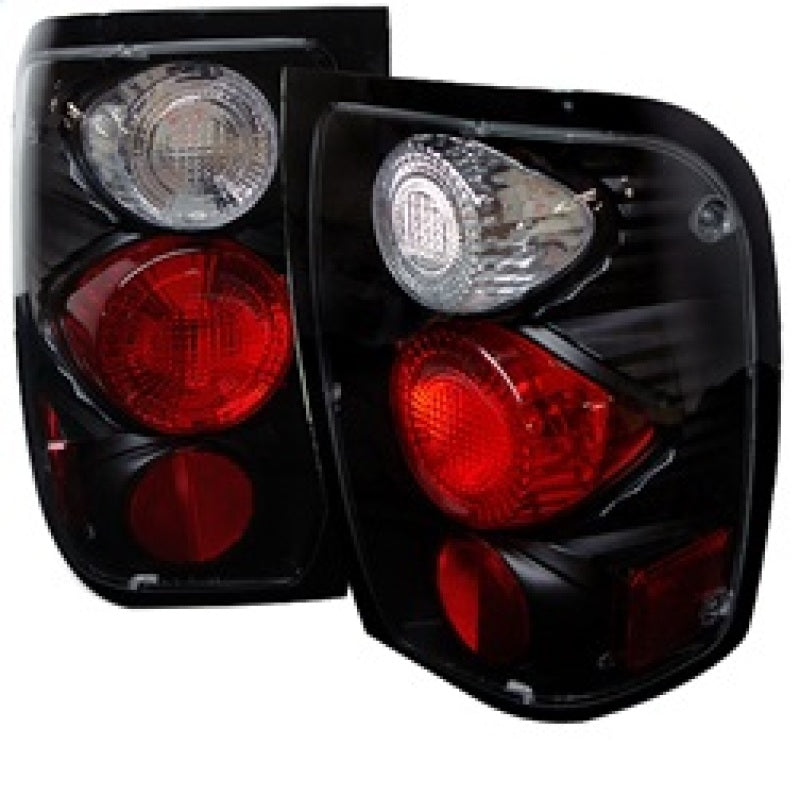 SPYDER 5003805 - Spyder Ford Ranger 98-00 Euro Style Tail Lights Black ALT-YD-FR98-BK