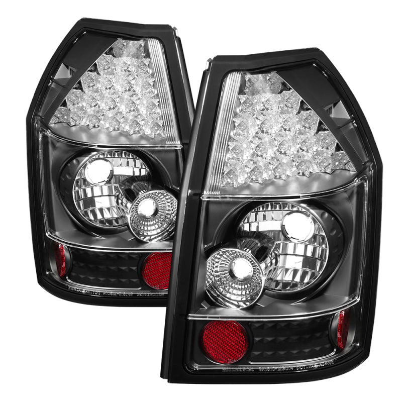 SPYDER 5002365 - Spyder Dodge Magnum 05-08 LED Tail Lights Black ALT-YD-DMAG05-LED-BK