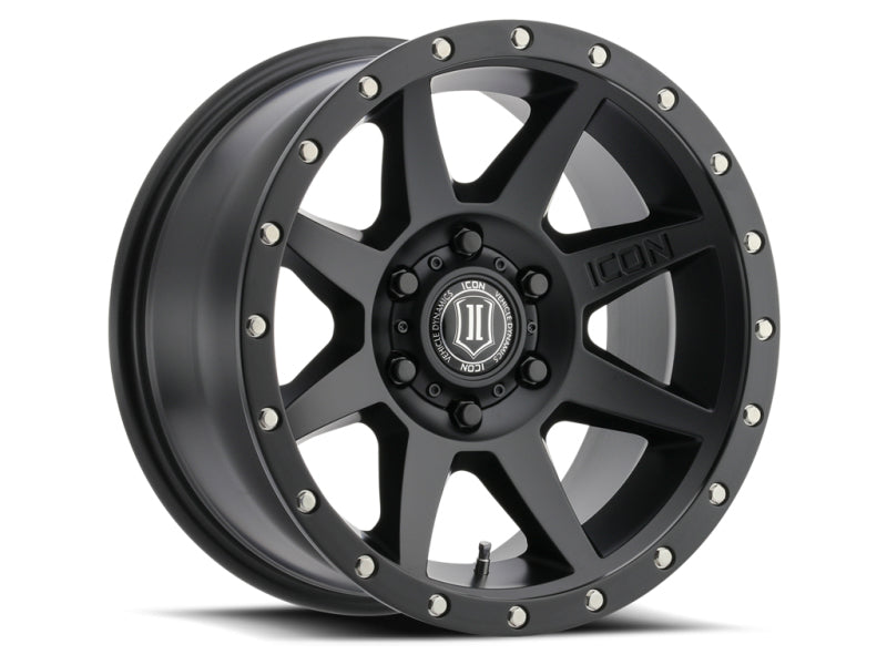 ICON 21817857345SB - Rebound Pro 17x8.5 5x5 -6mm Offset 4.5in BS 71.5mm Bore Satin Black Wheel