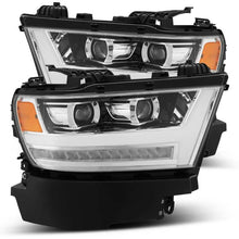 Load image into Gallery viewer, AlphaRex 880544 FITS 19-20 Dodge Ram 1500 LUXX LED Proj Headlights Plank Chrome w/Activ Light/Seq Signal/DRL