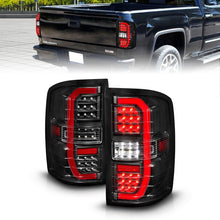 Load image into Gallery viewer, ANZO 311464 FITS 14-18 GMC Sierra 1500 Full LED Taillights Black Housing Clear Lens (w/C Light Bars)