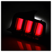 Load image into Gallery viewer, SPYDER 5086716 - Spyder 05-09 Ford Mustang (Red Light Bar) LED Tail LightsBlack ALT-YD-FM05V3-RBLED-BK