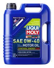 Load image into Gallery viewer, LIQUI MOLY 2050 FITS 5L Synthoil Energy A40 Motor Oil SAE 0W40
