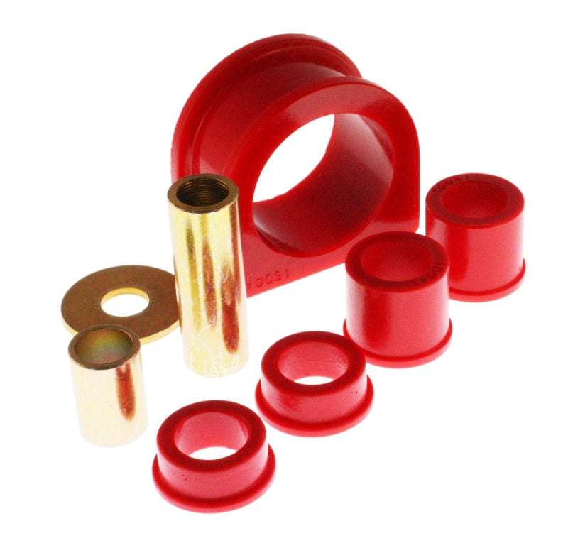 Energy Suspension 8.10103R - 95-04 Toyota Pickup 4WD / 96-02 4Runner Front Rack and Pinion Bushing Set Red