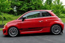 Load image into Gallery viewer, Rally Armor MF25-UR-BLK/RD FITS: 12+ Fiat 500 (Pop/Sport/Lounge/Abarth) Black Mud Flap w/ Red Logo